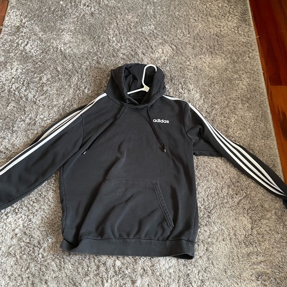 Adidas signature 3 stripe hoodie - Picture 1 of 4